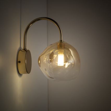 Brilagi - Настенна лампа VULCANO 1xG9/8W/230V златна/опушено-бежова