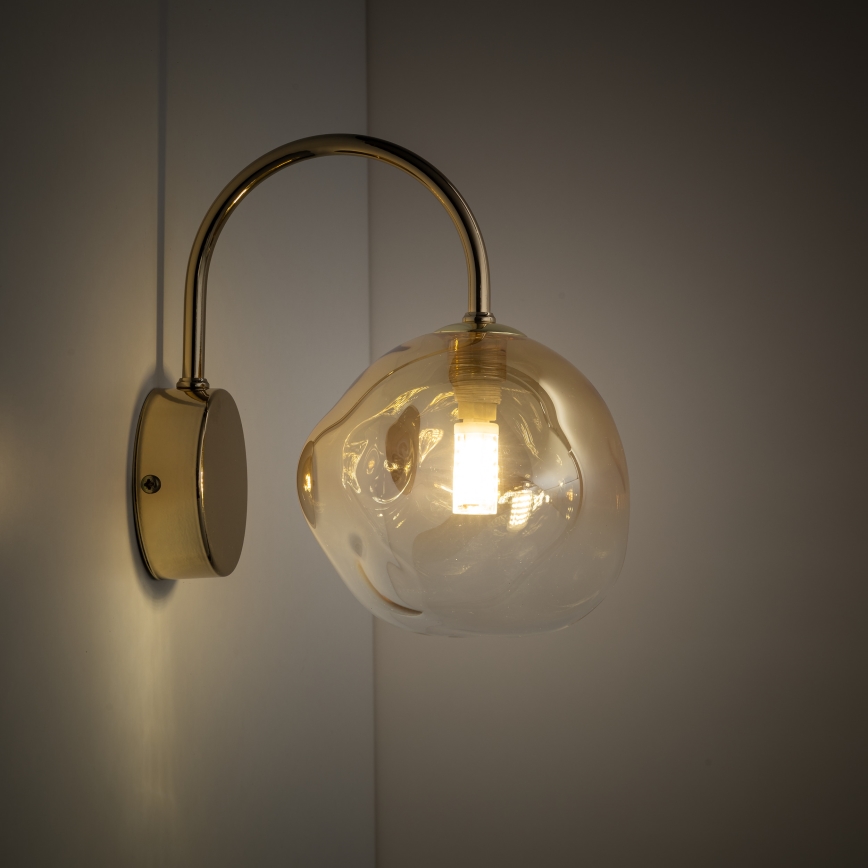 Brilagi - Настенна лампа VULCANO 1xG9/8W/230V златна/опушено-бежова