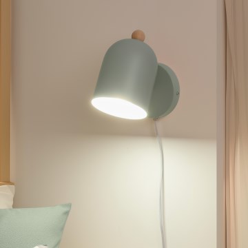 Brilagi - Настенно насочващо осветително тяло GALLION 1xE27/15W/230V зелено