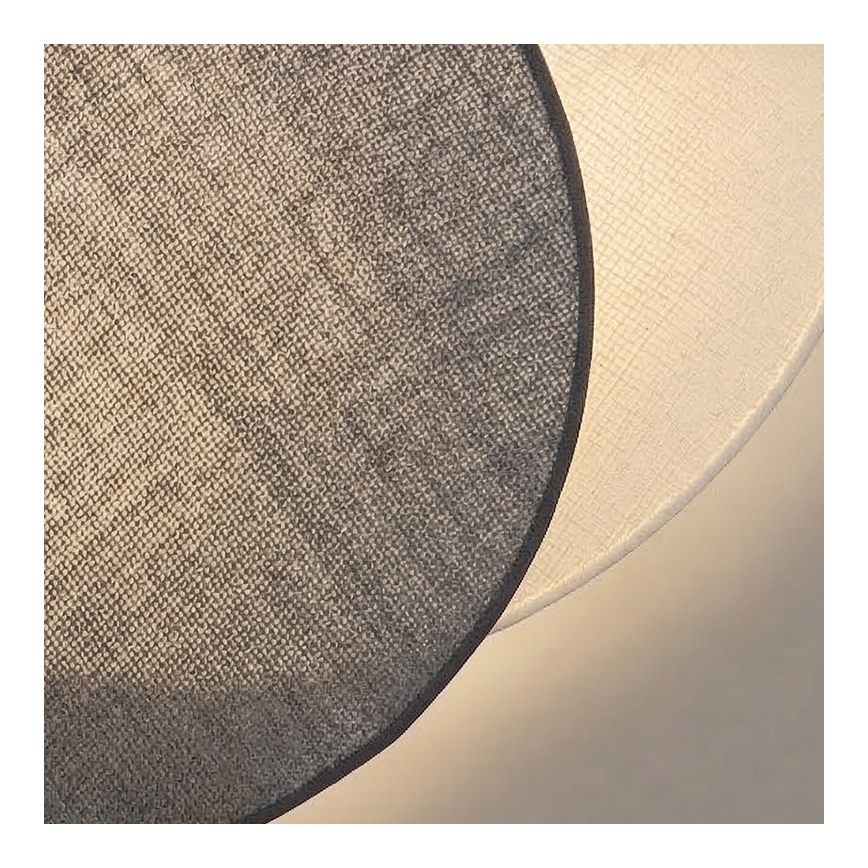 Brilagi - Настенно осветително тяло CIRCLES 1xE27/60W/230V Ø 45 см кремаво/сиво