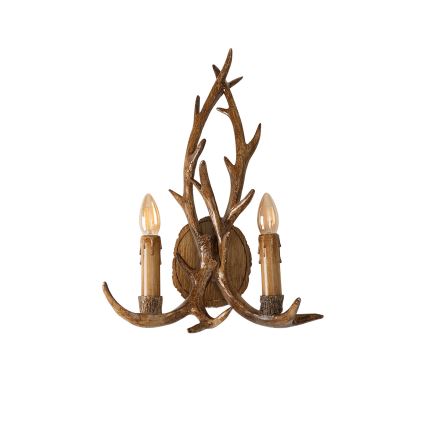 Brilagi - Настенно осветително тяло DEER 2xE14/10W/230V еленови рога