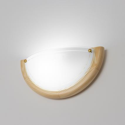 Brilagi - Настенно осветително тяло ORBIS 1xE27/60W/230V 30 cm, борова дървесина