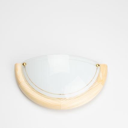 Brilagi - Настенно осветително тяло ORBIS 1xE27/60W/230V 30 cm, борова дървесина