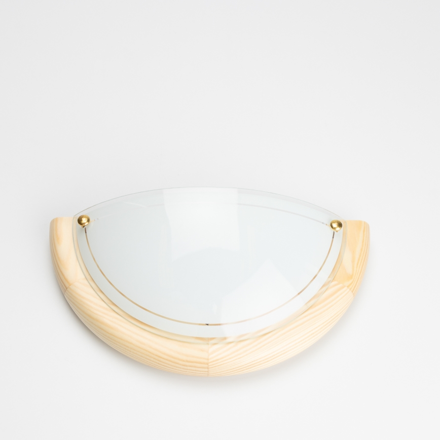 Brilagi - Настенно осветително тяло ORBIS 1xE27/60W/230V 30 cm, борова дървесина