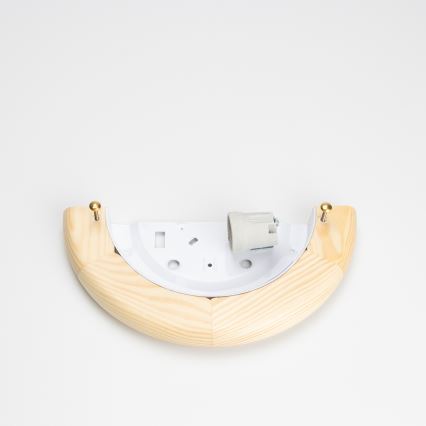 Brilagi - Настенно осветително тяло ORBIS 1xE27/60W/230V 30 cm, борова дървесина