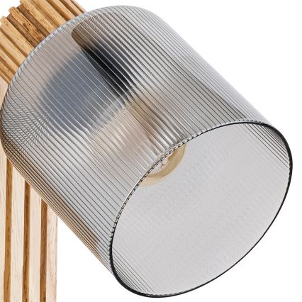 Brilagi - Настенно спот осветително тяло HYGGE 1xE14/15W/230V каучуково дърво/димчато