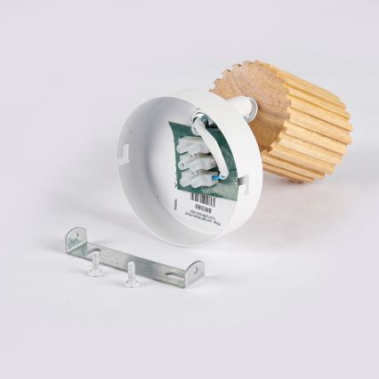 Brilagi - Настенно точково осветително тяло MODERN WOOD 1xGU10/8W/230V дърво/бяло