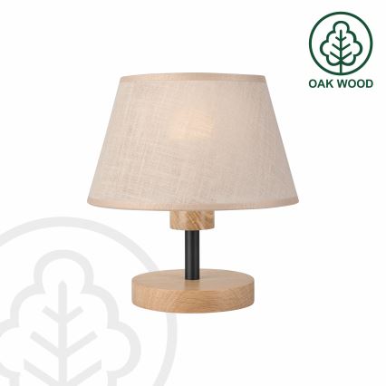 Brilagi - Настолна лампа ANTHONY 1xE27/60W/230V дъб/бежов