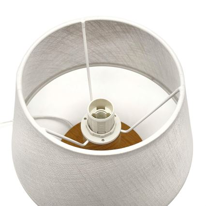 Brilagi - Настолна лампа ANTHONY 1xE27/60W/230V дъб/бял