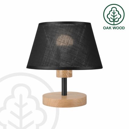 Brilagi - Настолна лампа ANTHONY 1xE27/60W/230V дъб/черен