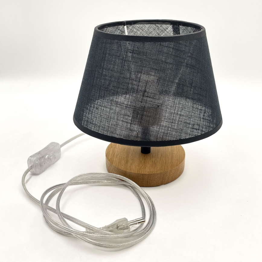 Brilagi - Настолна лампа ANTHONY 1xE27/60W/230V дъб/черен