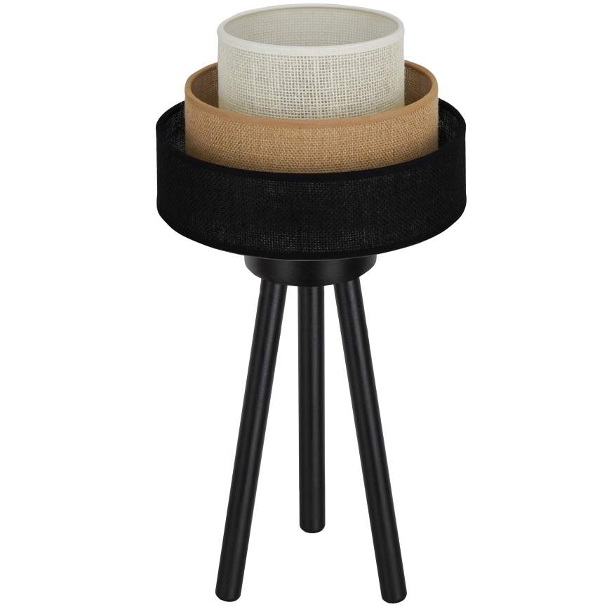 Brilagi - Настолна лампа ASPEN LUNETA 1xE27/15W/230V черна/бежова/кремава