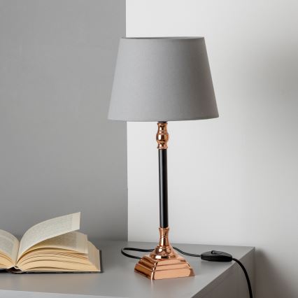 Brilagi - Настолна лампа CERIA 1xE14/40W/230V черна/медна/сива