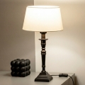 Brilagi - Настолна лампа CERIA 1xE27/60W/230V pr. 25 cm черна/бяла