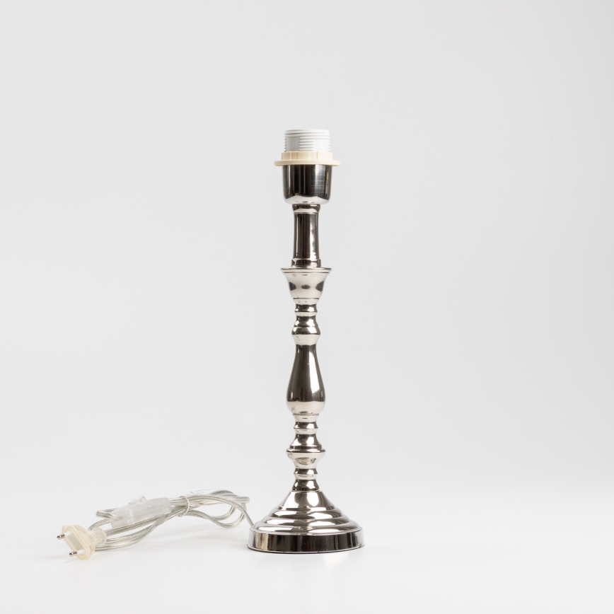 Brilagi - Настолна лампа CERIA, 1xE27/60W/230V, Ø 30 см, бляскав хром/черно