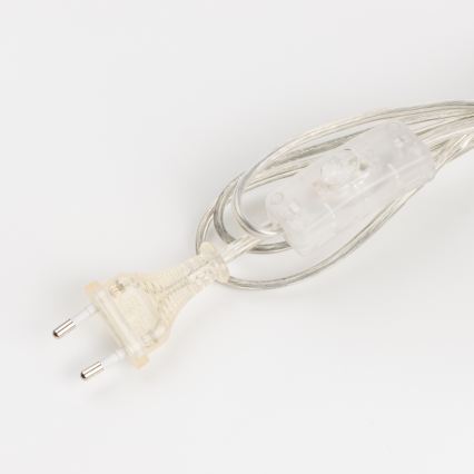 Brilagi - Настолна лампа CERIA 1xE27/60W/230V Ø 30 см лъскав хром/сив