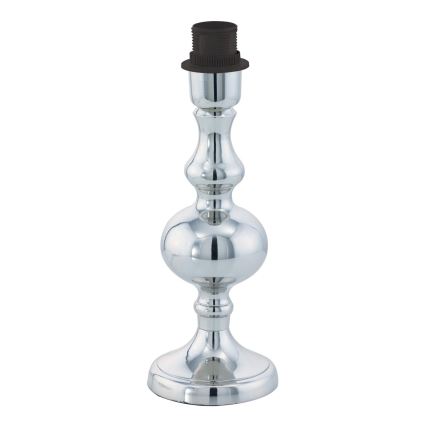 BRILAGI - Настолна лампа CERIA 1xE27/60W/230V Ø 30 см лъскав хром/сива