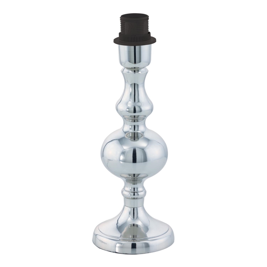 BRILAGI - Настолна лампа CERIA 1xE27/60W/230V Ø 30 см лъскав хром/сива