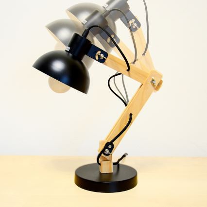 Brilagi - Настолна лампа FOCUS 1xE27/40W/230V черна