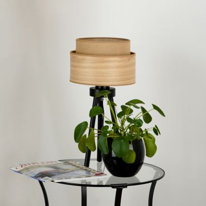 Brilagi - Настолна лампа MONTANA BOHO 1xE27/15W/230V кафяво/черно