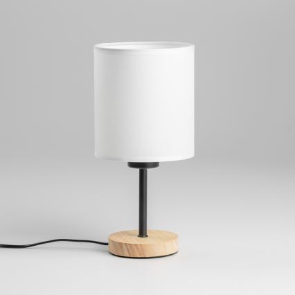 Brilagi - Настолна лампа NUBILA WOOD 1xE27/25W/230V дъб/черен