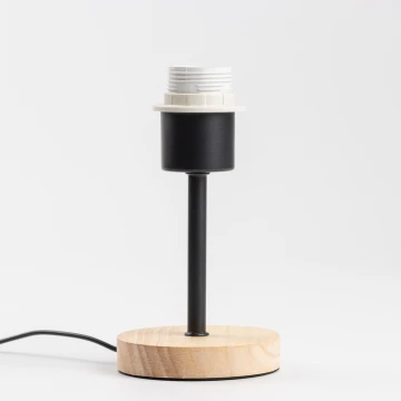 Brilagi - Настолна лампа NUBILA WOOD 1xE27/25W/230V дъб/черен