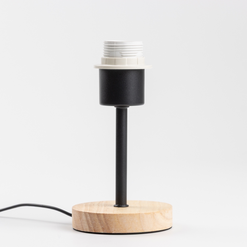 Brilagi - Настолна лампа NUBILA WOOD 1xE27/25W/230V дъб/черен/кремав