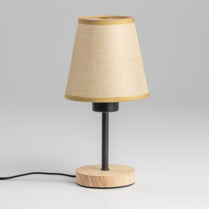 Brilagi - Настолна лампа NUBILA WOOD 1xE27/25W/230V дъб/светлокафяво