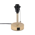 Brilagi - Настолна лампа с USB порт TABLON 1xE27/25W/230V дъб/бежов