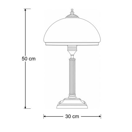 Brilagi - Настолна лампа TAURUS 2xE14/11W/230V бронзова