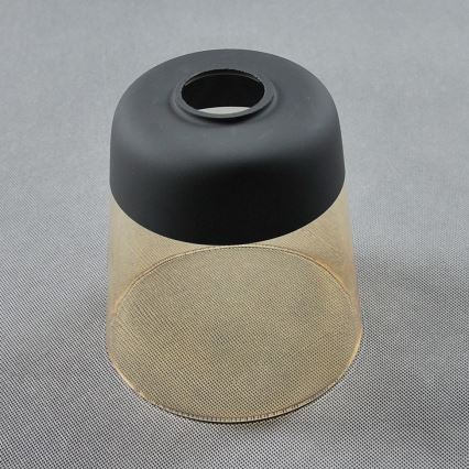 BRILAGI - Настолна лампа WOOD GLASS 1xE27/40W/230V кафява/черна/димно бежова