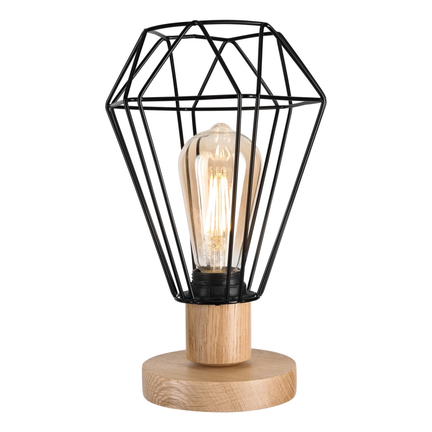 Brilagi - Настолна лампа WOODY BASKET 1xE27/60W/230V дъб