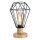 Brilagi - Настолна лампа WOODY BASKET 1xE27/60W/230V дъб