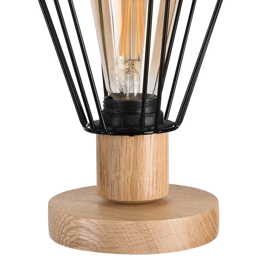 Brilagi - Настолна лампа WOODY BASKET 1xE27/60W/230V дъб