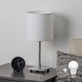 Brilagi - Настолна LED лампа NUBILA 1xE27/60W/230V бяла