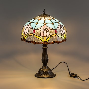 Brilagi - настолна витражна лампа Tiffany LORAS 1xE27/40W/230V