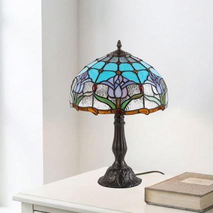 Brilagi - настолна витражна лампа Tiffany LORAS 1xE27/40W/230V