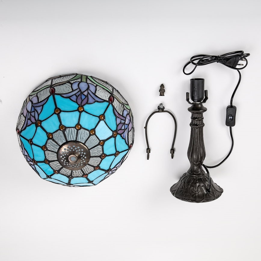Brilagi - настолна витражна лампа Tiffany LORAS 1xE27/40W/230V
