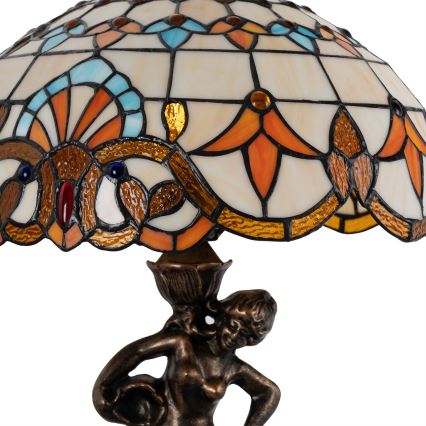Brilagi - Настолна витражна лампа Tiffany MIRABELLA 1xE27/60W/230V