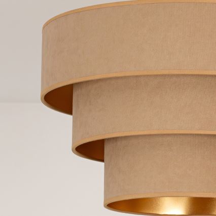 Brilagi - Накладен полилей LUNETA 1xE27/60W/230V, диаметър 40 см, бежов/златен