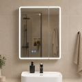 BRILAGI - огледален шкаф за баня с LED подсветка BRONTE DOUBLE 60x75 cm