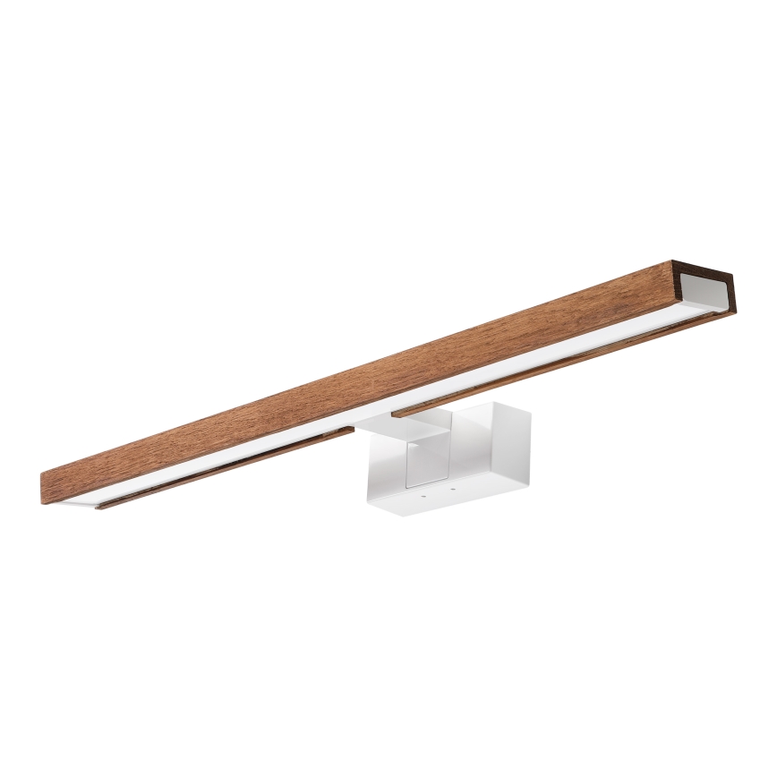 Brilagi - LED банно осветление за огледало 3 в 1 WOODY MIRROR LED/12W/230V 60 cm IP44 бяло/дъб-череша