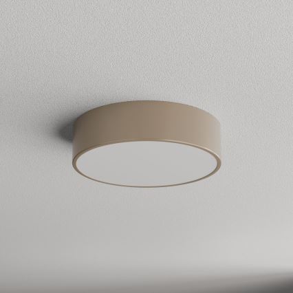 Brilagi - Таванно осветително тяло за баня със сензор CLARE 2xE27/24W/230V Ø 30 см IP54 бежово
