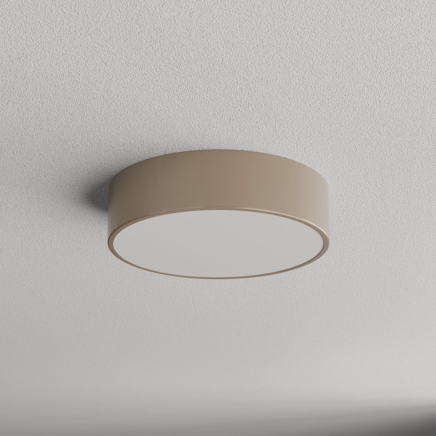 Brilagi - Таванно осветително тяло за баня със сензор CLARE 2xE27/24W/230V Ø 30 см IP54 бежово