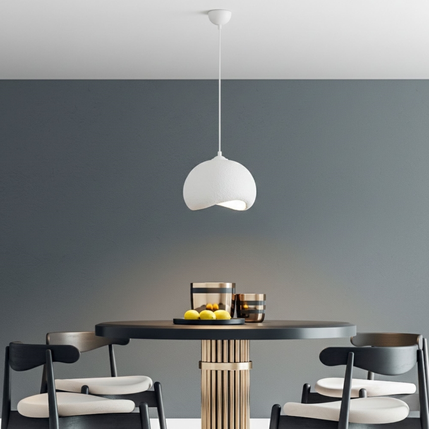 Brilagi - Пендан на кабел WABI SABI 1xE27/40W/230V Ø 34 см бял