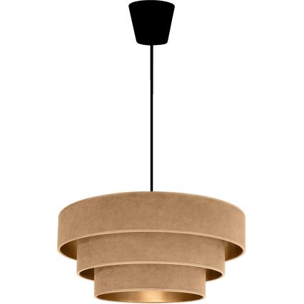 Brilagi - Пендант на шнур LUNETA 1xE27/60W/230V Ø 40 cm бежово/златисто