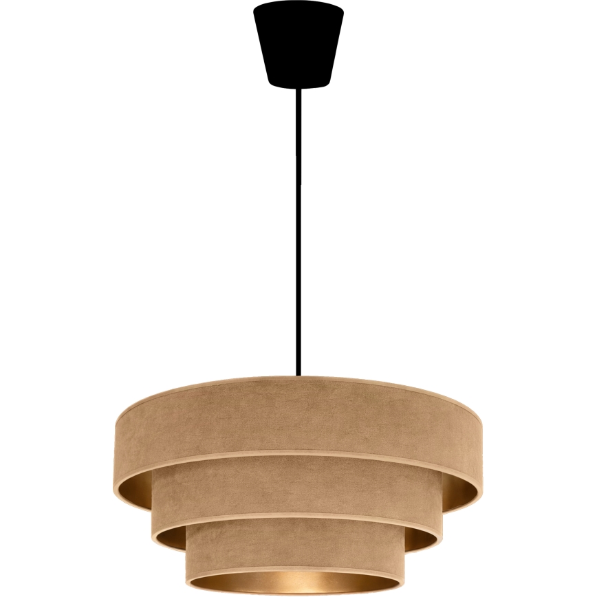 Brilagi - Пендант на шнур LUNETA 1xE27/60W/230V Ø 40 cm бежово/златисто