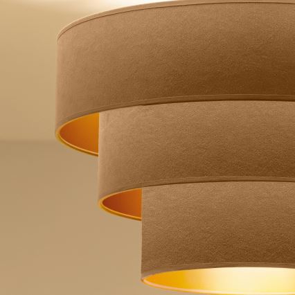 Brilagi - Пендант на шнур LUNETA 1xE27/60W/230V Ø 40 cm бежово/златисто