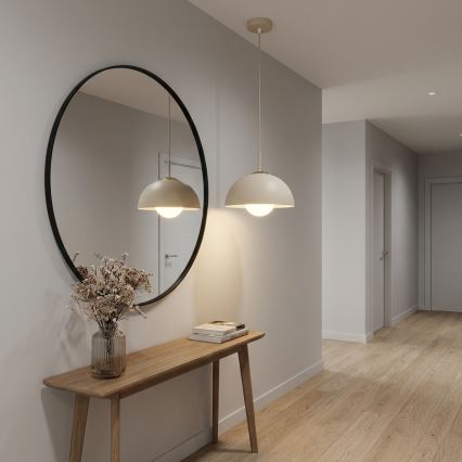 Brilagi - Пендант на кабел 1xE27/60W/230V Ø 30 cm бежов/златист