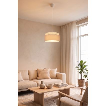 Brilagi - Пендант на кабел PADOVA 1xE27/60W/230V Ø 40 cm, кремав